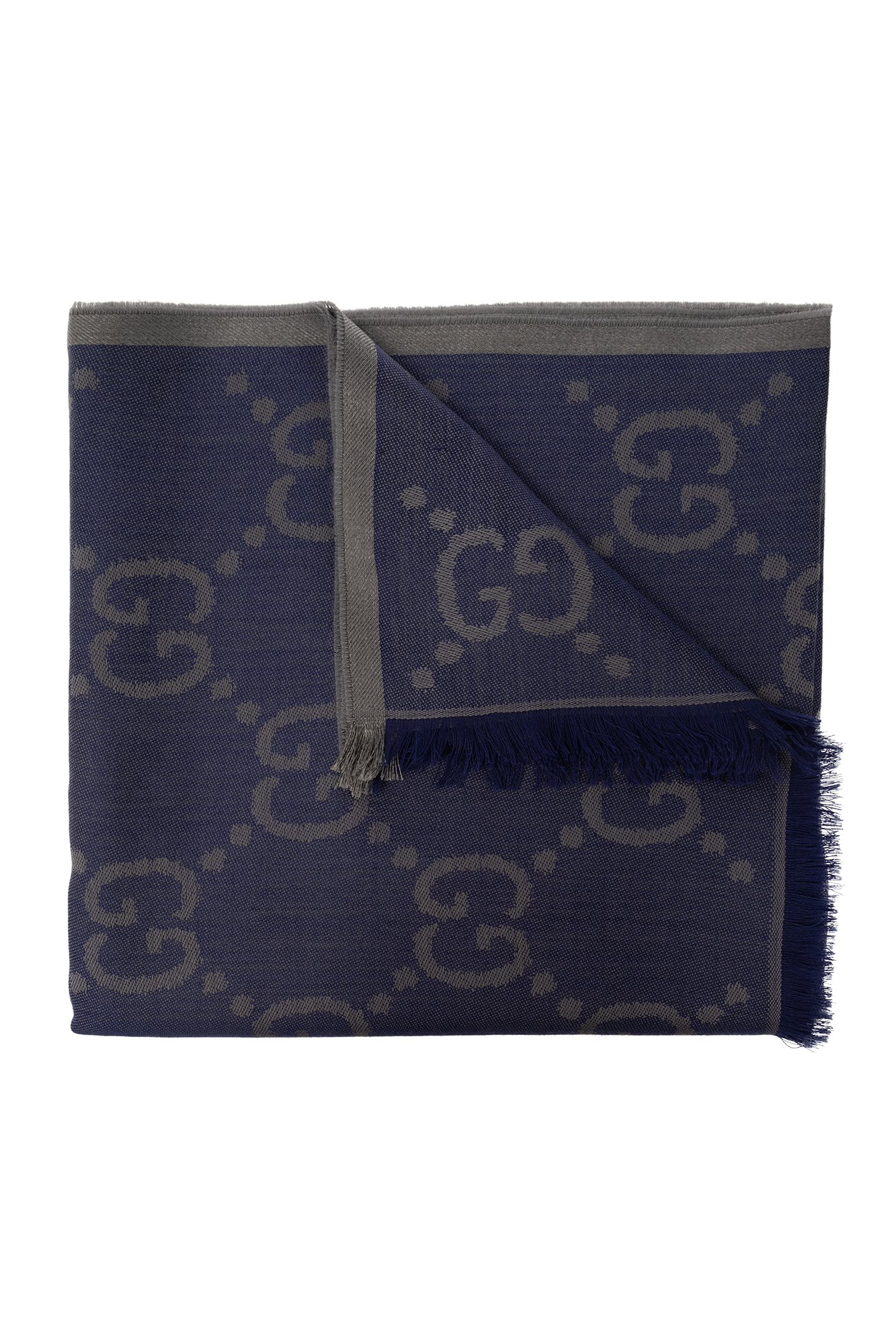 Navy blue gucci sales scarf